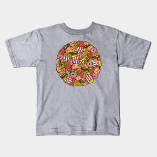 Circle of Food Kids T-Shirt